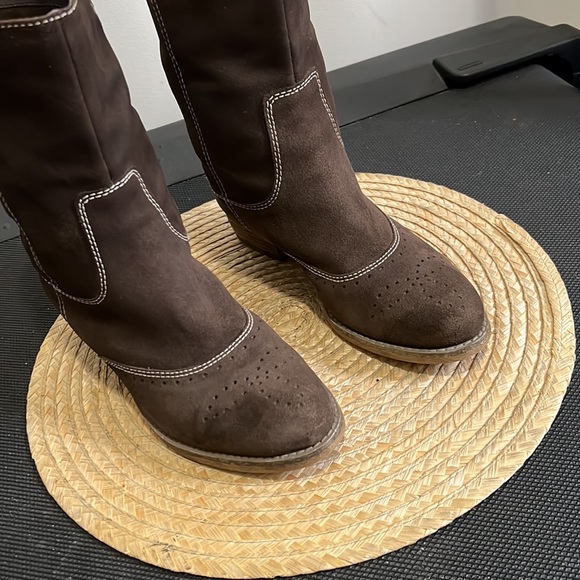 American Eagle Southwestern Cowboy Boots Size 7 - Picture 6 of 16